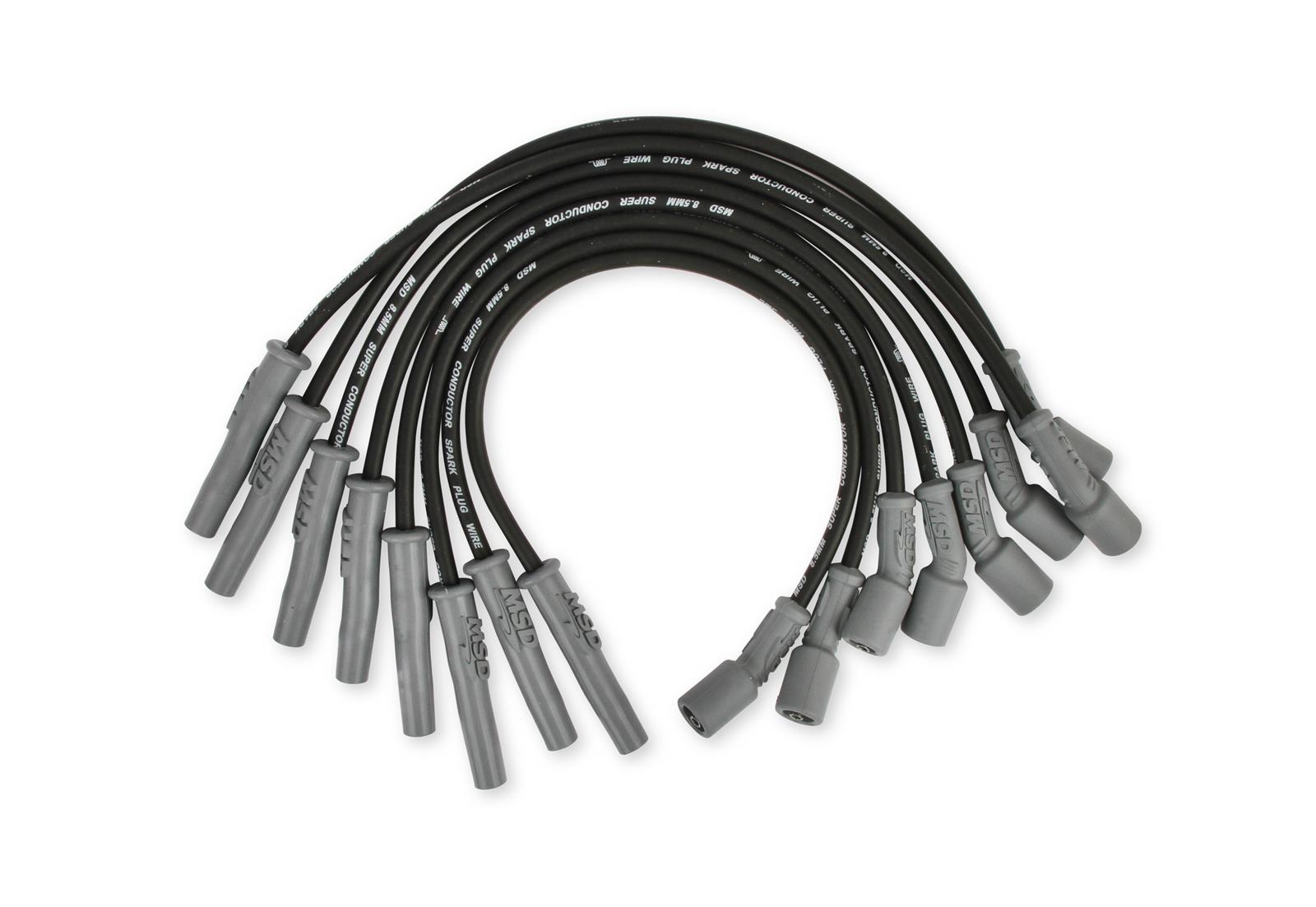 MSD 8.5mm Super Conductor Spark Plug Wire Sets 31633