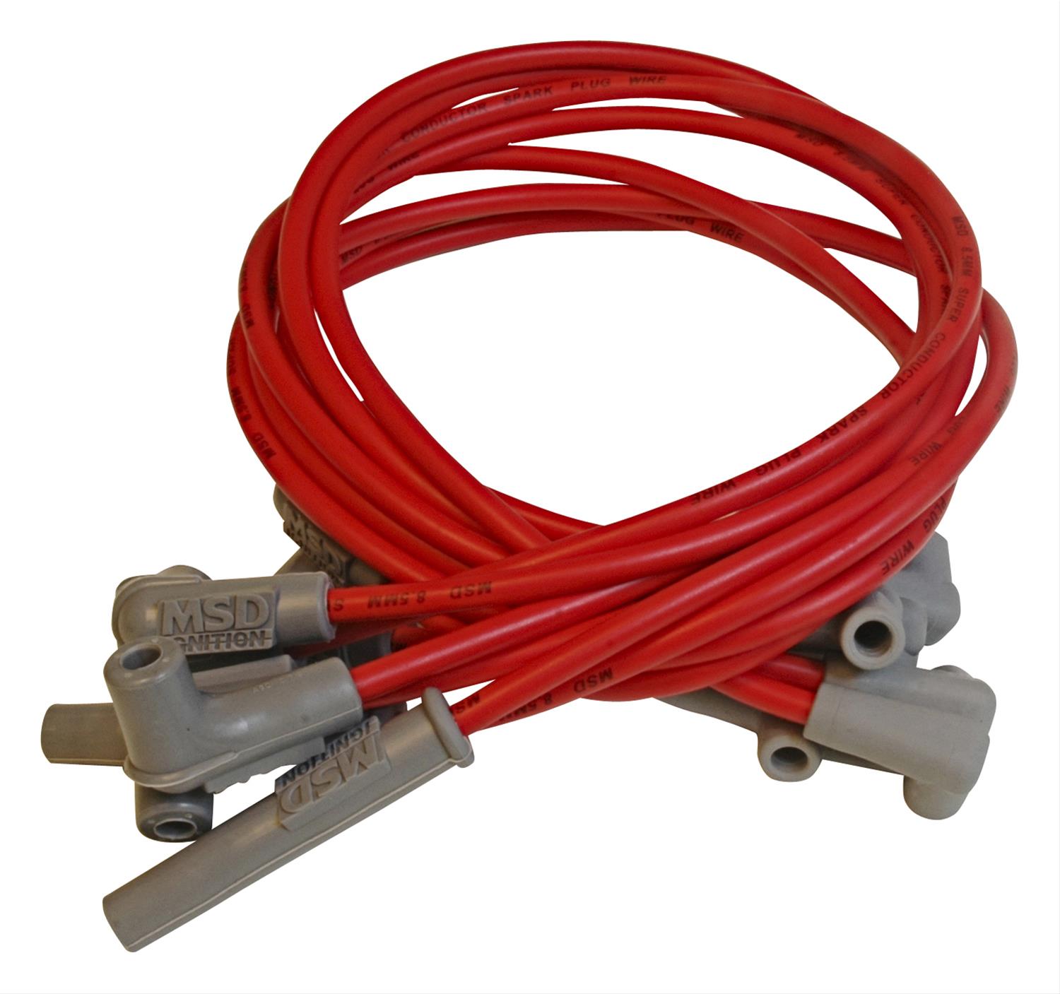 MSD 8.5mm Super Conductor Spark Plug Wire Sets 31649