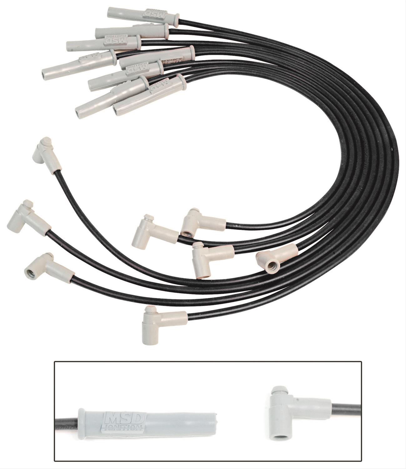 MSD 8.5mm Super Conductor Spark Plug Wire Sets 31803