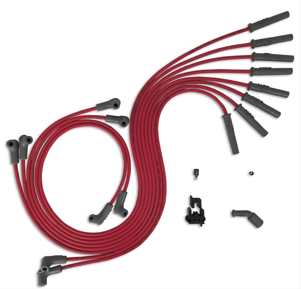 MSD 8.5mm Super Conductor Spark Plug Wire Sets 32079