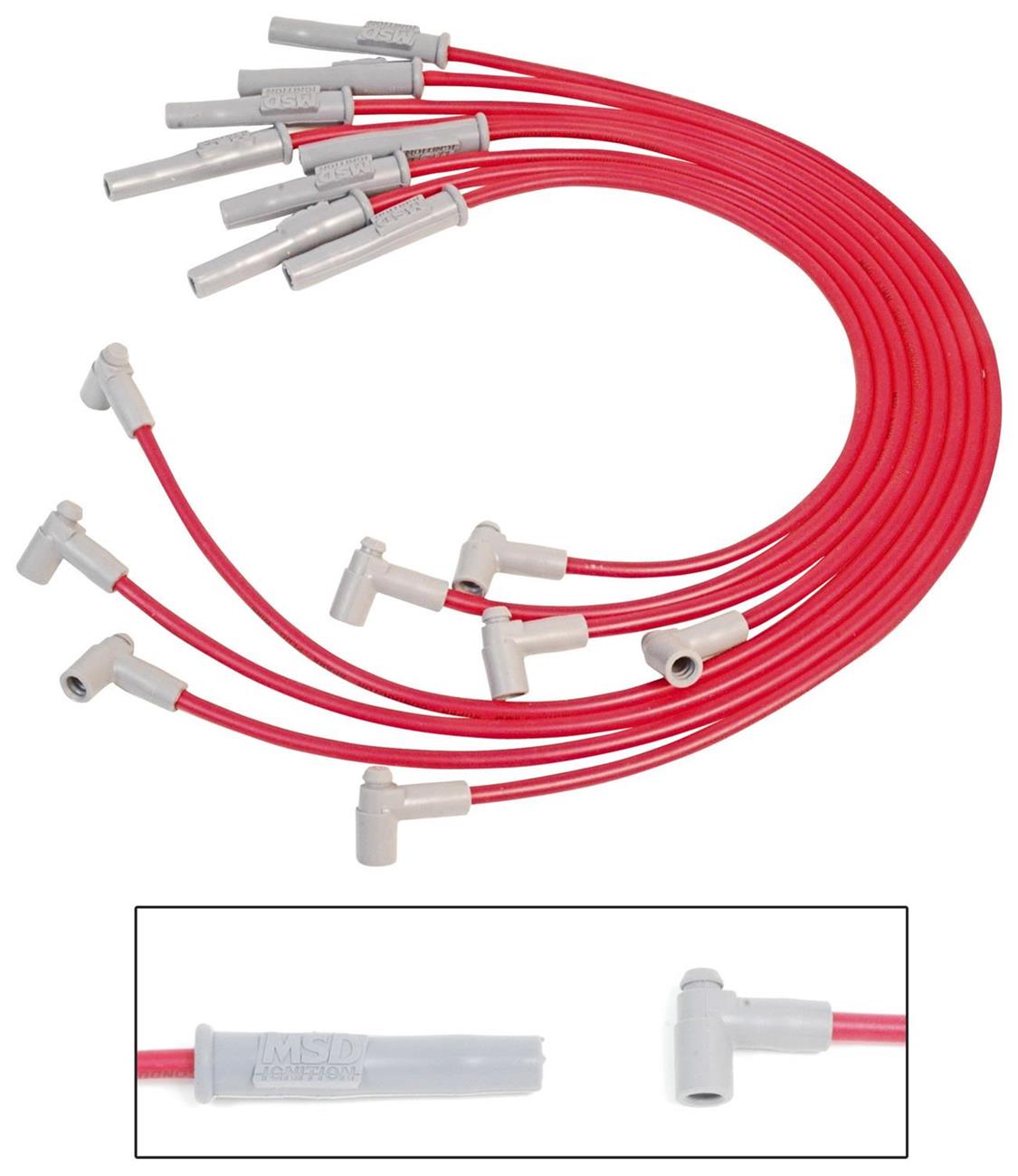 MSD 8.5mm Super Conductor Spark Plug Wire Sets 32239
