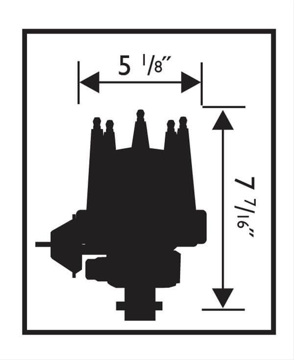 MSD Pro-Billet Tach Drive Distributors 8572