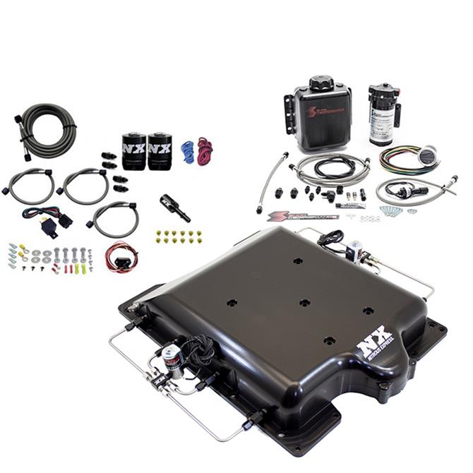 Nitrous Express Hellcat Billet Supercharger Lid Nitrous and Water/Methanol Systems 20972BMF-00