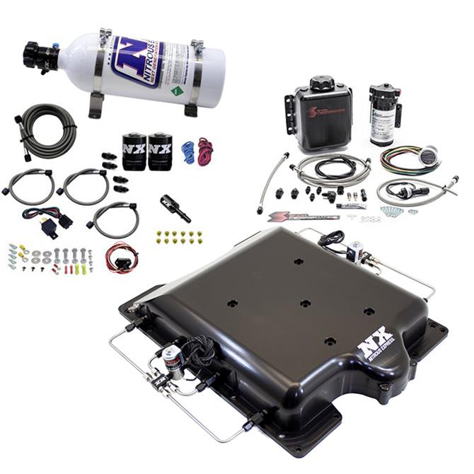 Nitrous Express Hellcat Billet Supercharger Lid Nitrous and Water/Methanol Systems 20972BMF-05