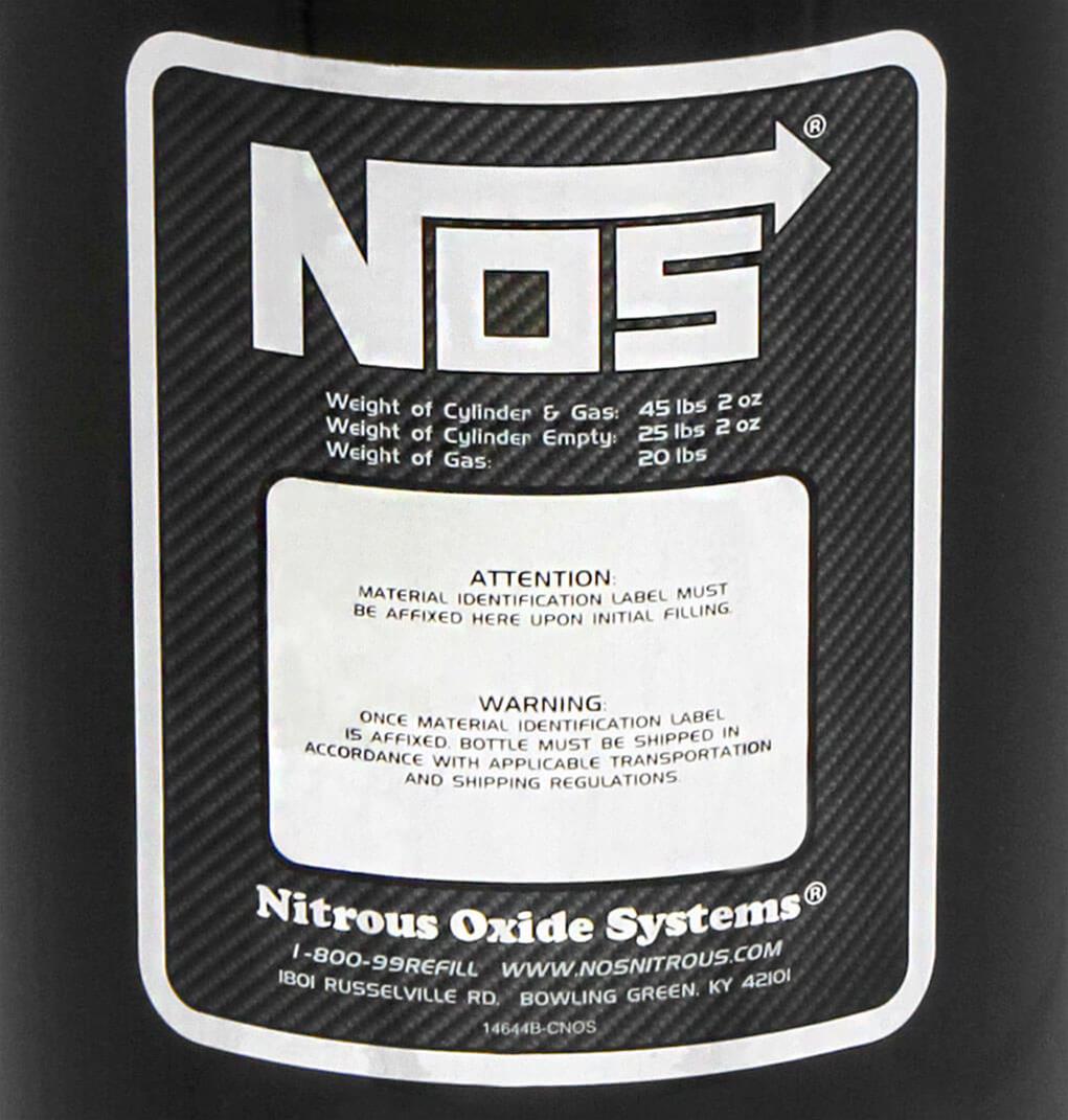NOS Nitrous Bottles 14760BNOS