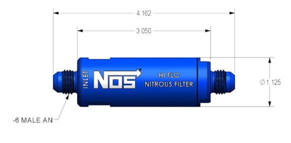 NOS Nitrous and Fuel Filters 15557NOS