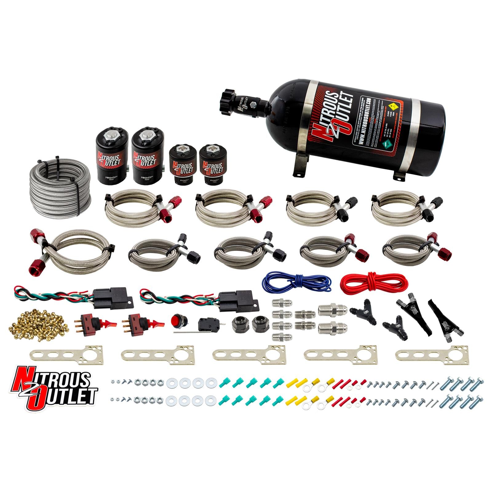 Nitrous Outlet EFI Dual Stage Single Nozzle Systems 00-10013-10