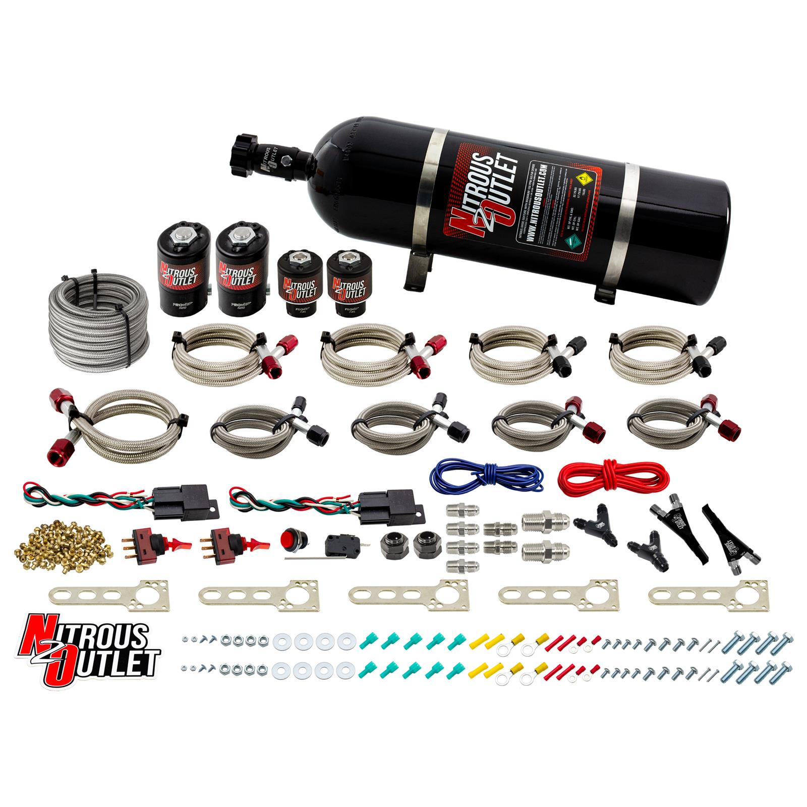 Nitrous Outlet EFI Dual Stage Single Nozzle Systems 00-10013-15