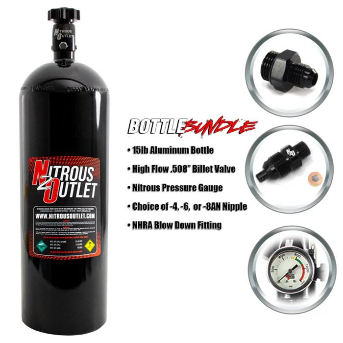 Nitrous Outlet Nitrous Oxide Bottles 00-30170-6