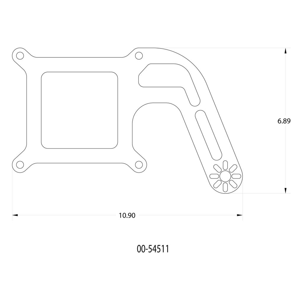 Nitrous Outlet Nitrous Oxide Solenoid Mounting Brackets 00-54511