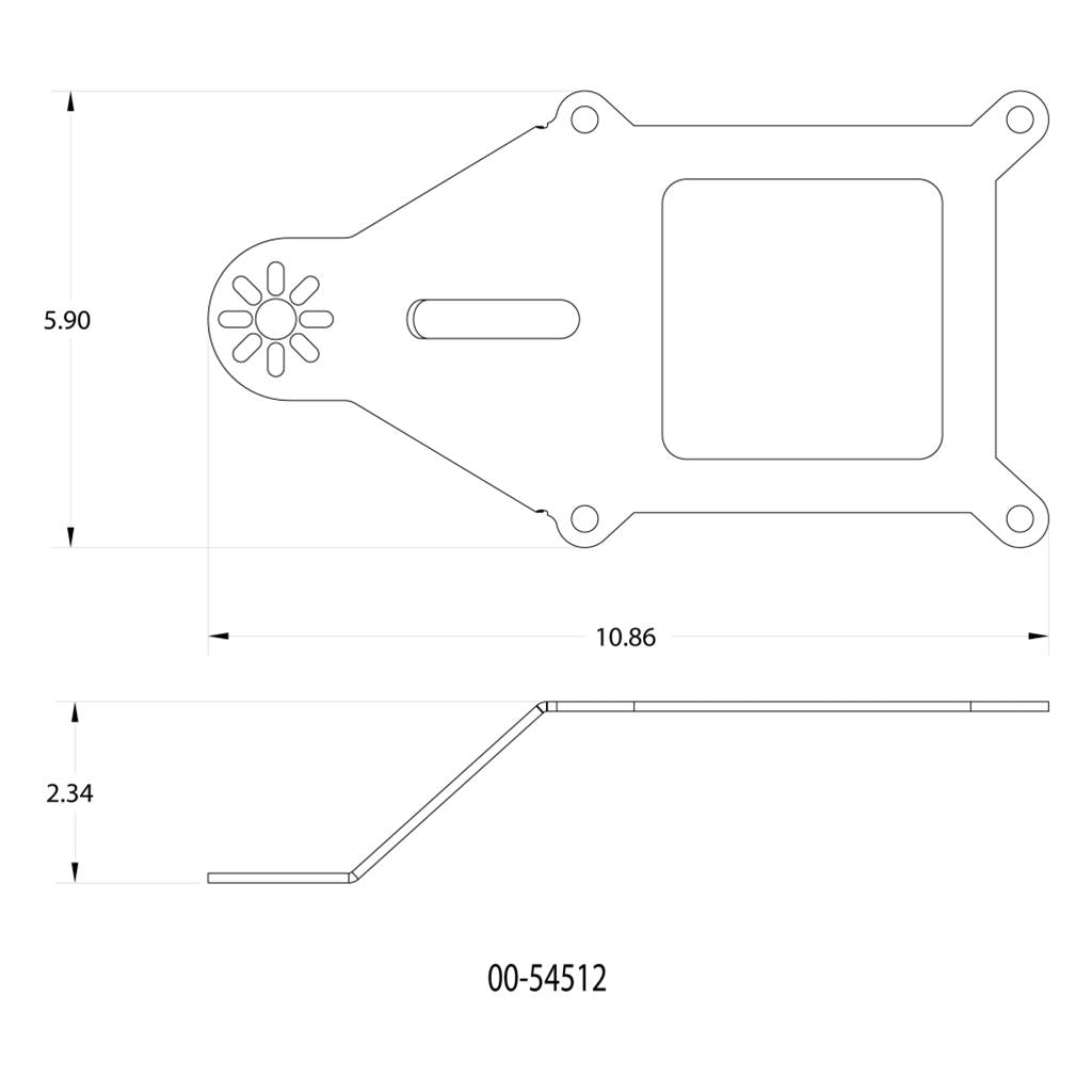 Nitrous Outlet Nitrous Oxide Solenoid Mounting Brackets 00-54512