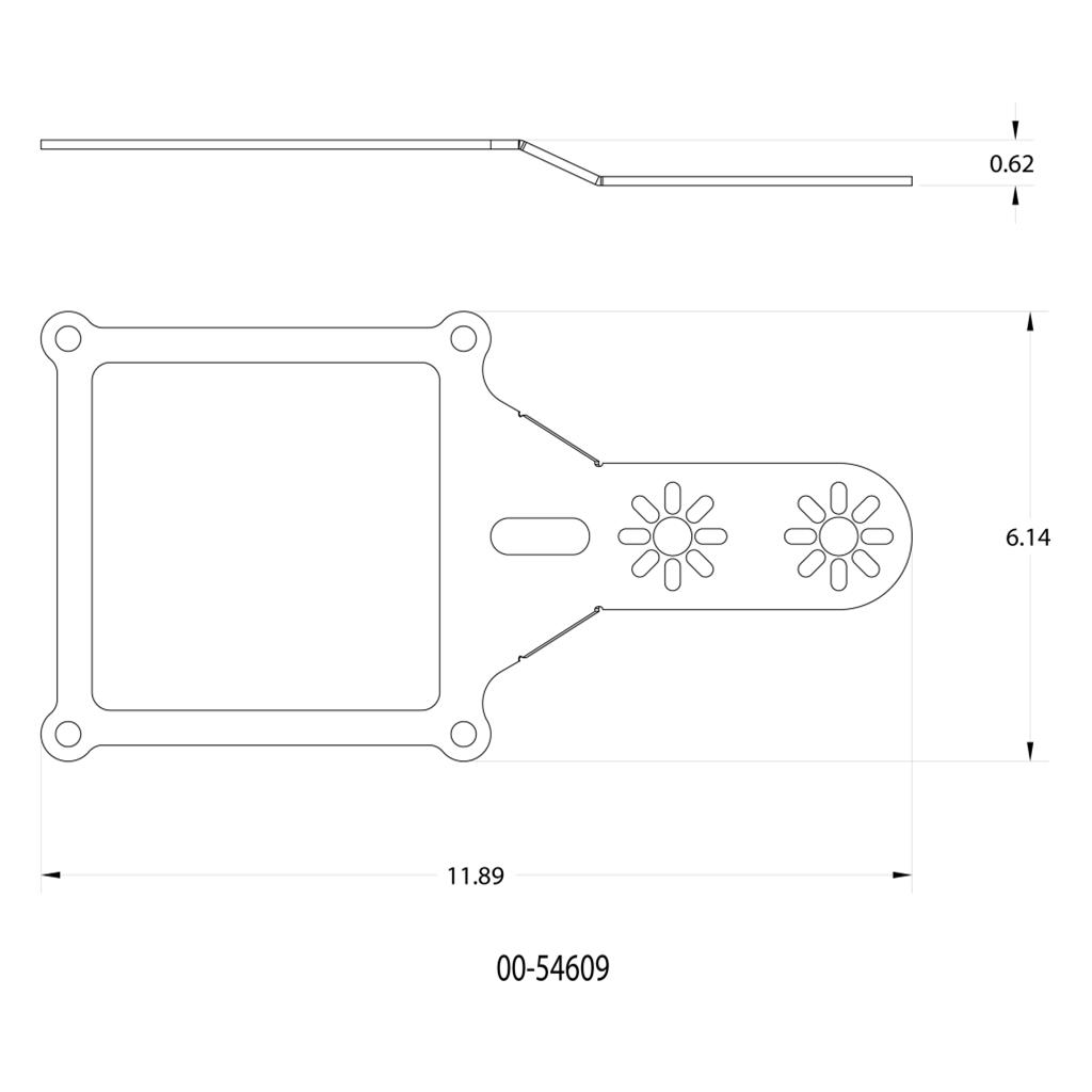 Nitrous Outlet Nitrous Oxide Solenoid Mounting Brackets 00-54609