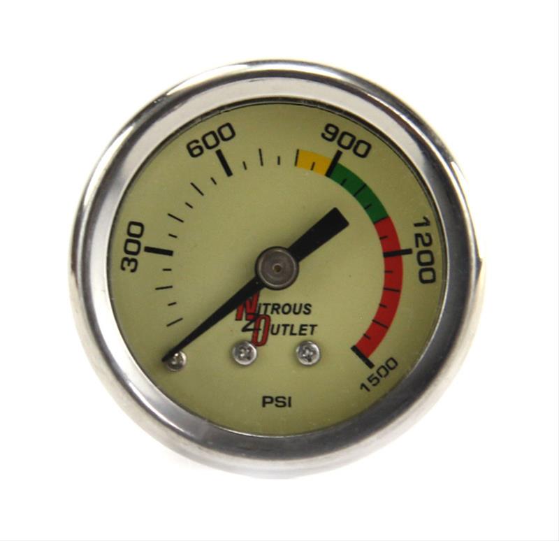Nitrous Outlet Luminescent Nitrous Pressure Gauges 00-63001-4
