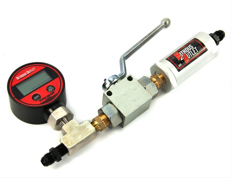 Nitrous Outlet Digital Inline Nitrous Pressure Gauges 00-63017-8