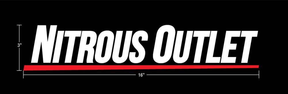 Nitrous Outlet Decals and Stickers 00-57002-COWL