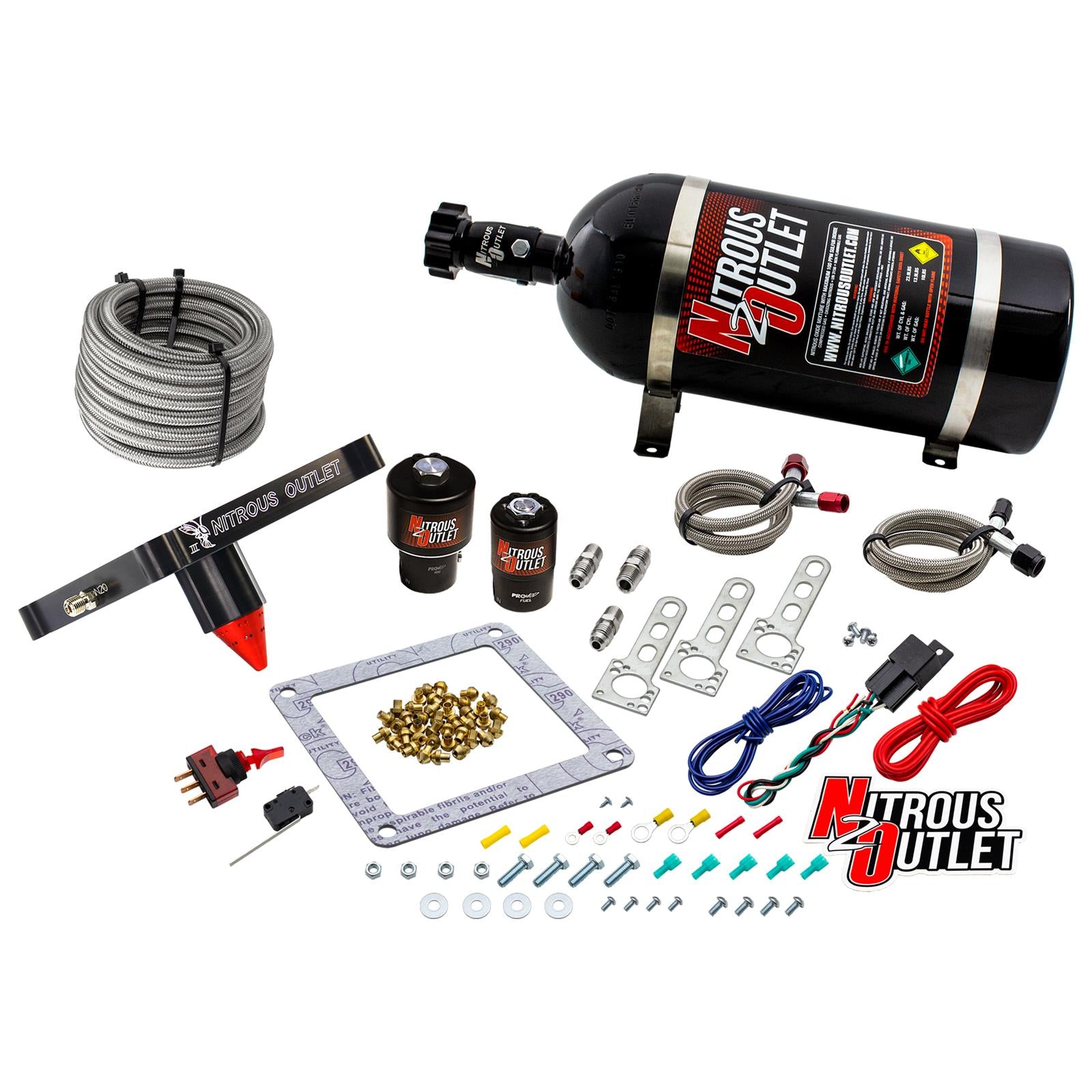 Nitrous Outlet 4150 GENIII Stinger Nitrous Oxide Plate Systems 00-10652-GEN3-10