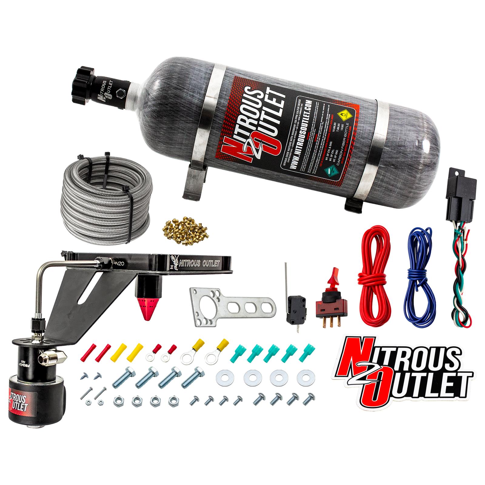Nitrous Outlet 4500 GENIII Stinger Race Nitrous Oxide Plate Systems 00-10683-GEN3-12