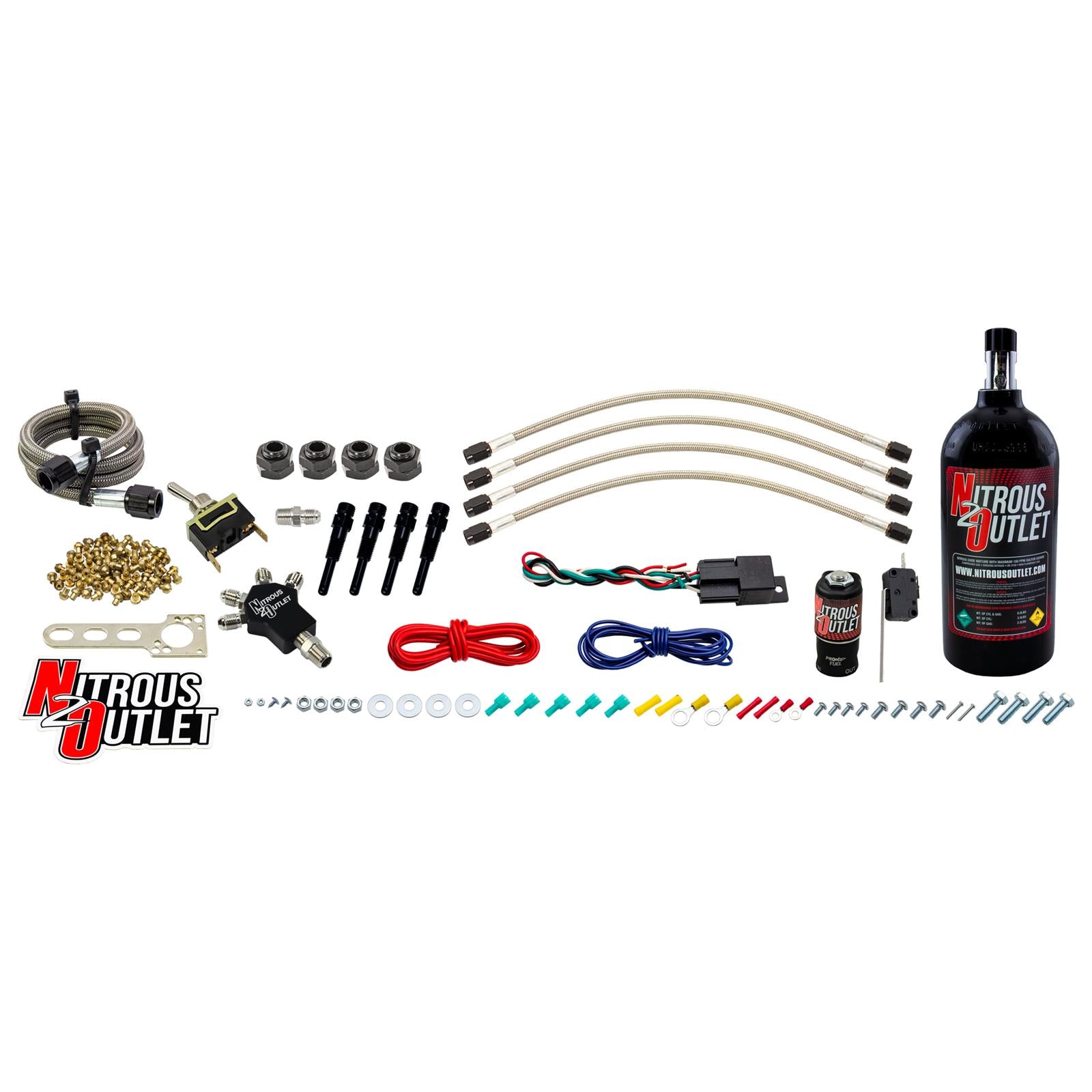 Nitrous Outlet Powersports Nitrous Nozzle Systems 50-10004-2.5