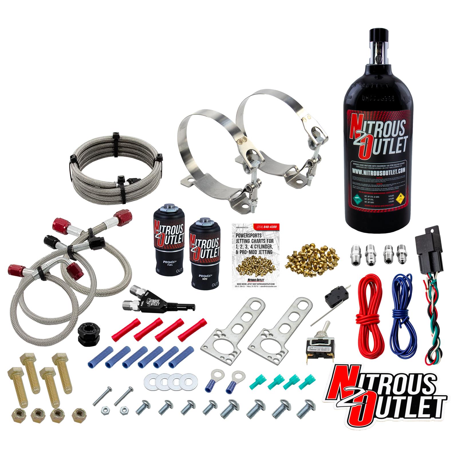 Nitrous Outlet Powersports Nitrous Conversion and Upgrade Kits 50-10050-2.5