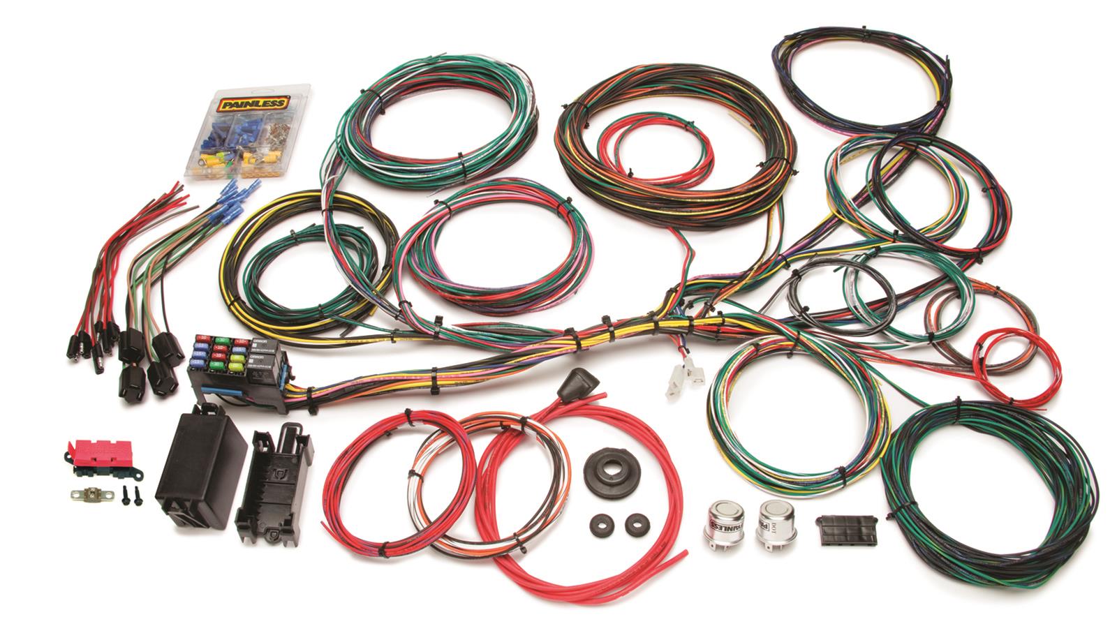 Painless Performance 21-Circuit Ford Color-Coded Universal Harnesses 10123