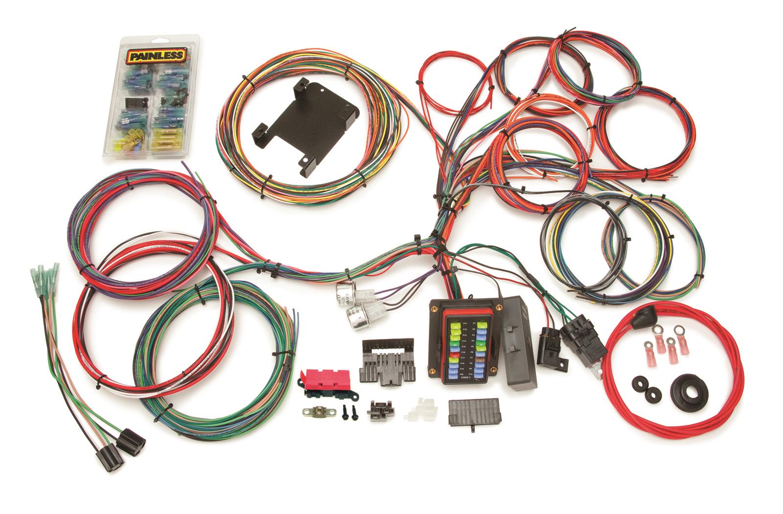 Painless Performance 26-Circuit Weatherproof Universal Chassis Harnesses 10140
