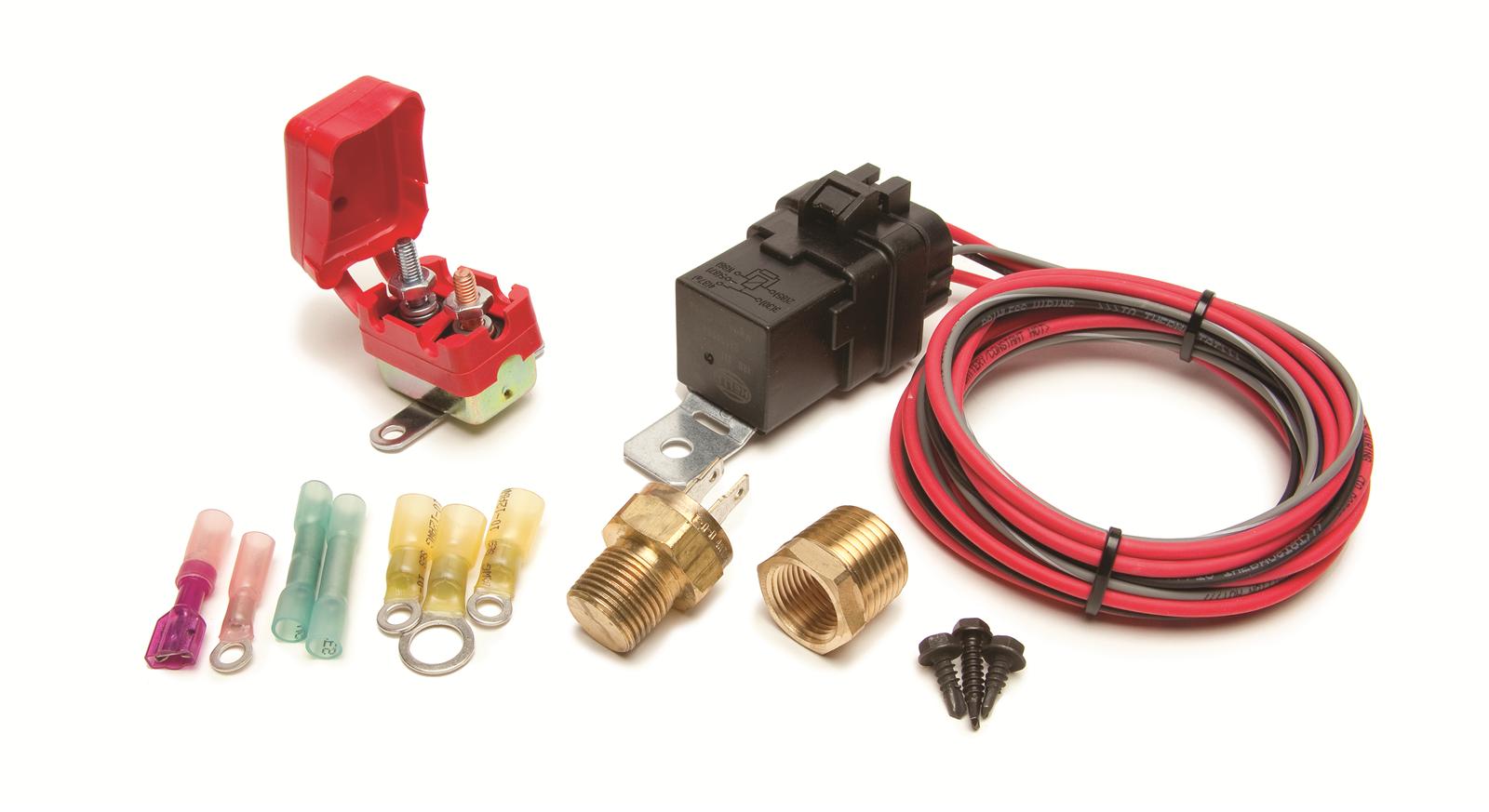 Painless Performance Waterproof Electric Fan Relay Kits 30128