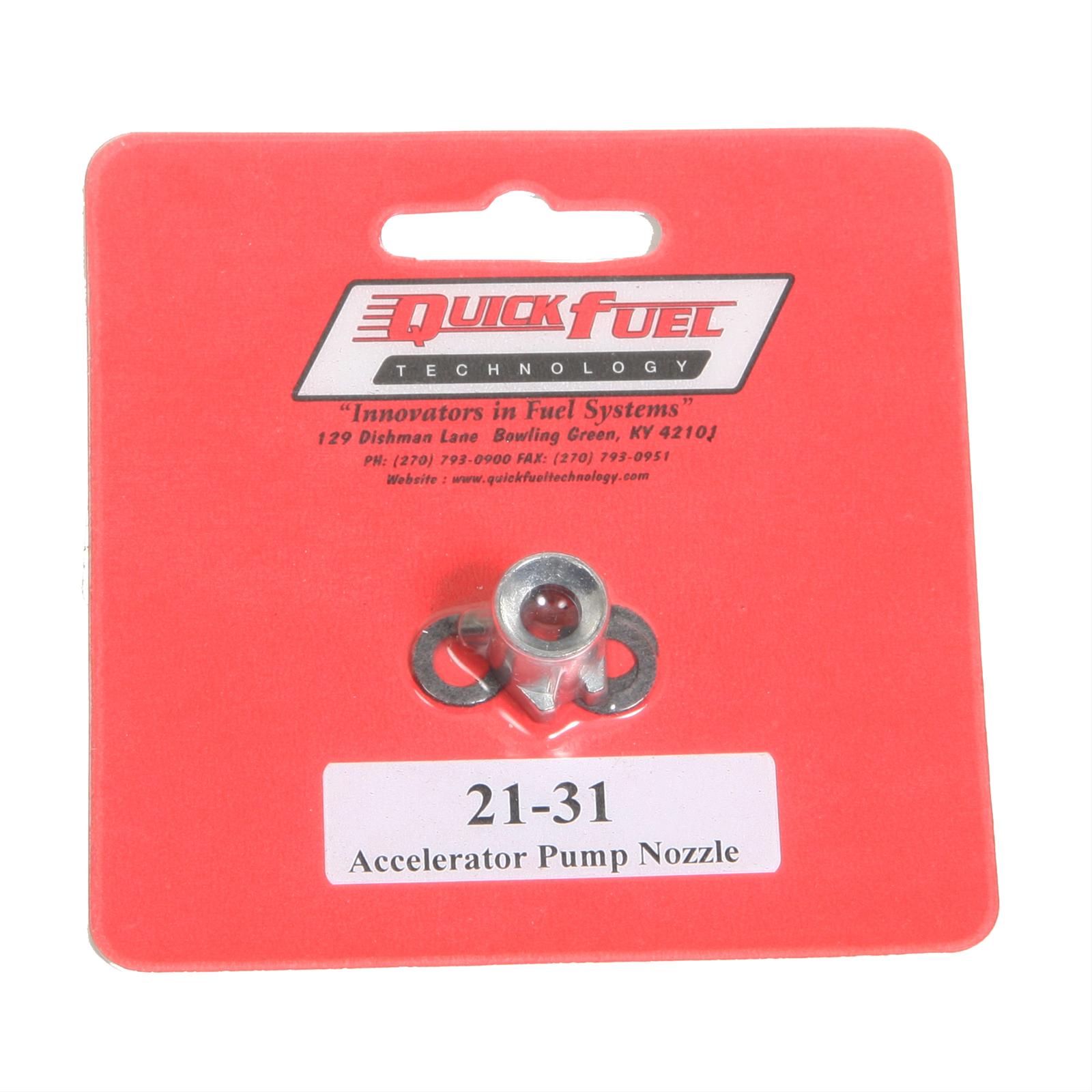 Quick Fuel Accelerator Pump Discharge Nozzles 21-31QFT