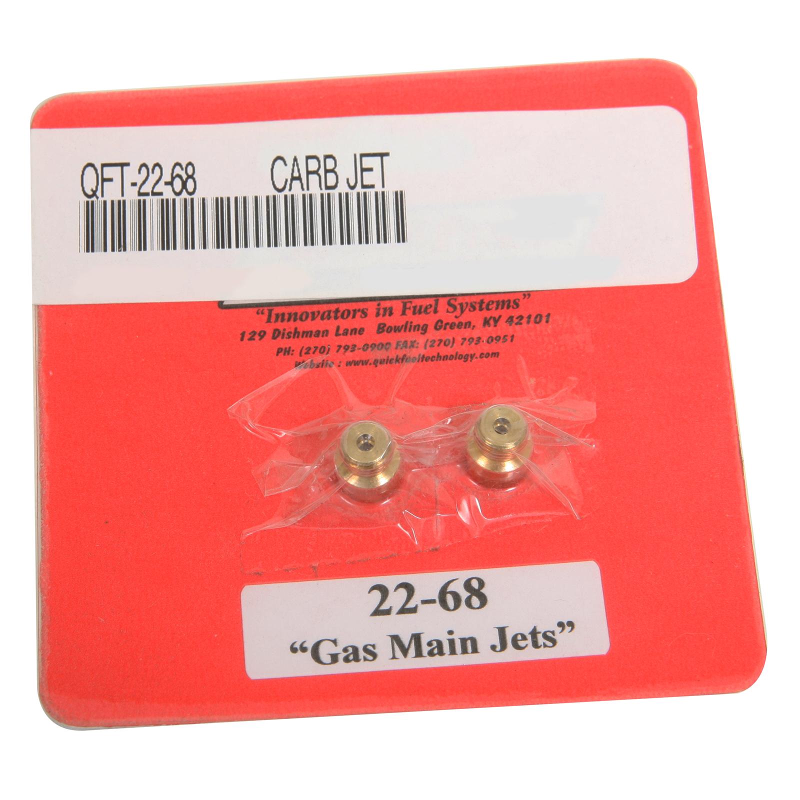 Quick Fuel Standard Main Jets 22-68QFT