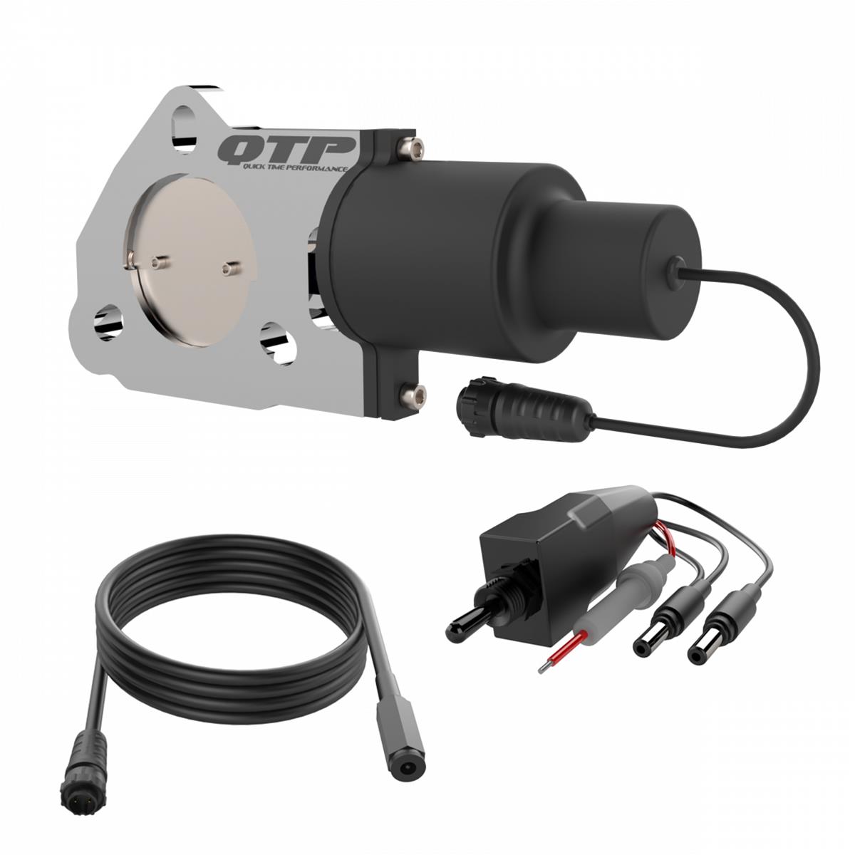 Quick Time Performance Electric Exhaust Cutouts QTEC25CP