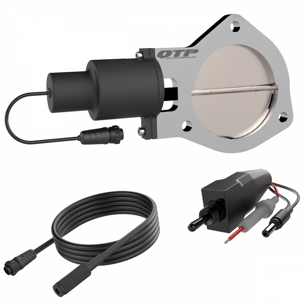 Quick Time Performance Electric Exhaust Cutouts QTEC40CP1