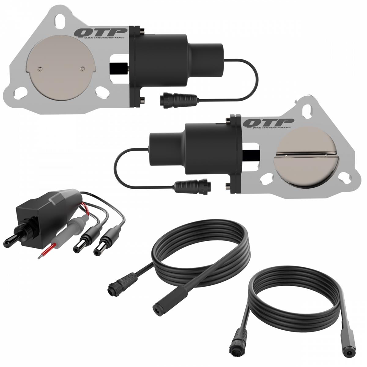 Quick Time Performance Electric Exhaust Cutouts QTEC60CPT0