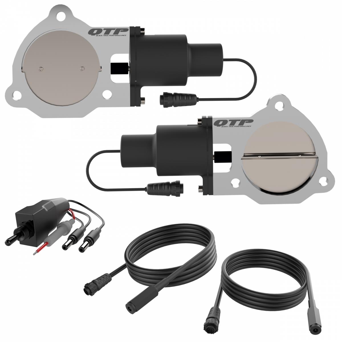 Quick Time Performance Electric Exhaust Cutouts QTEC70CP
