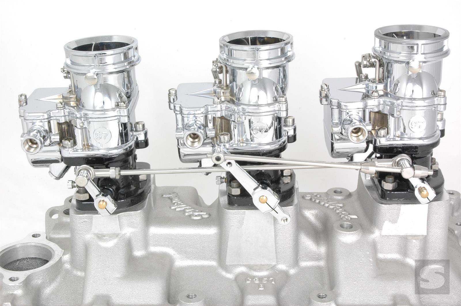 Stromberg TwoStep 3x2 Progressive KD Chrome Throttle Linkages 9246PRO-KD-CHR