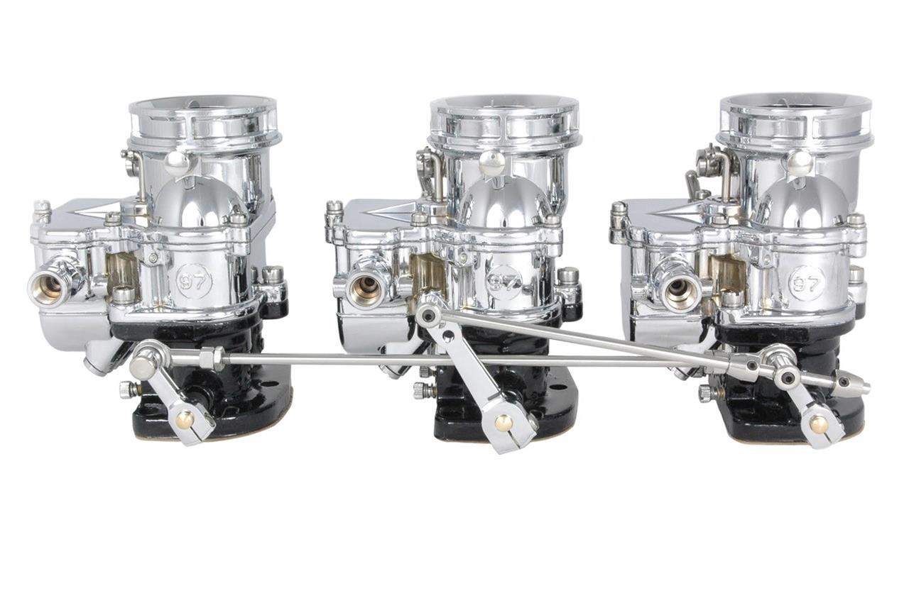 Stromberg TwoStep 3x2 Progressive Chrome Throttle Linkages 9245PRO-CHR