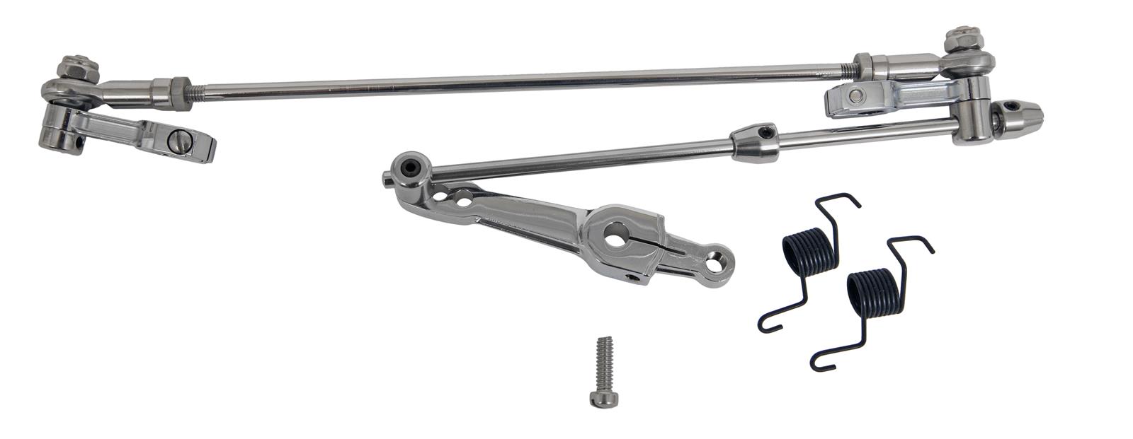 Stromberg TwoStep 3x2 Progressive KD Chrome Throttle Linkages 9251PROKDCHR