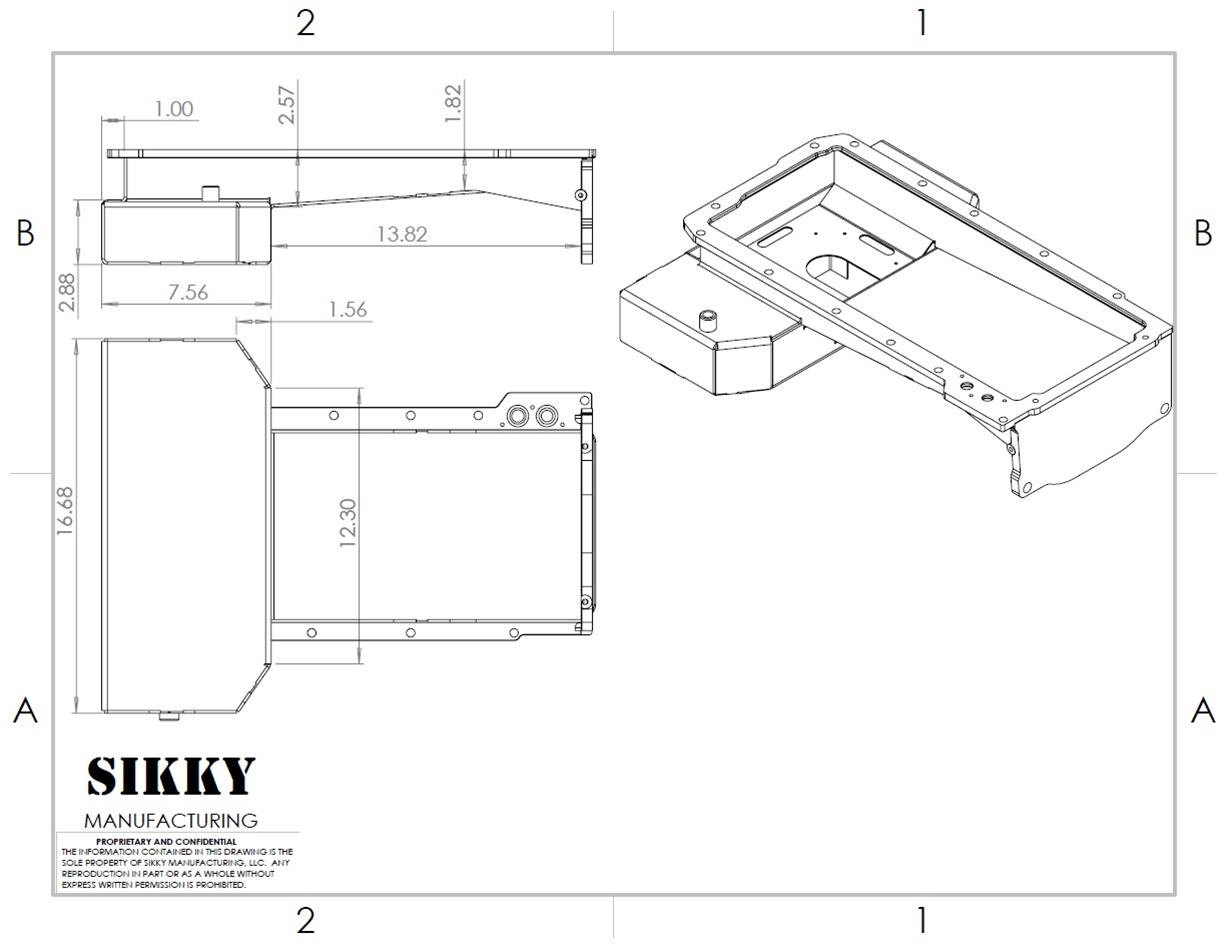 Sikky Manufacturing LSX Swap Oil Pans OP001