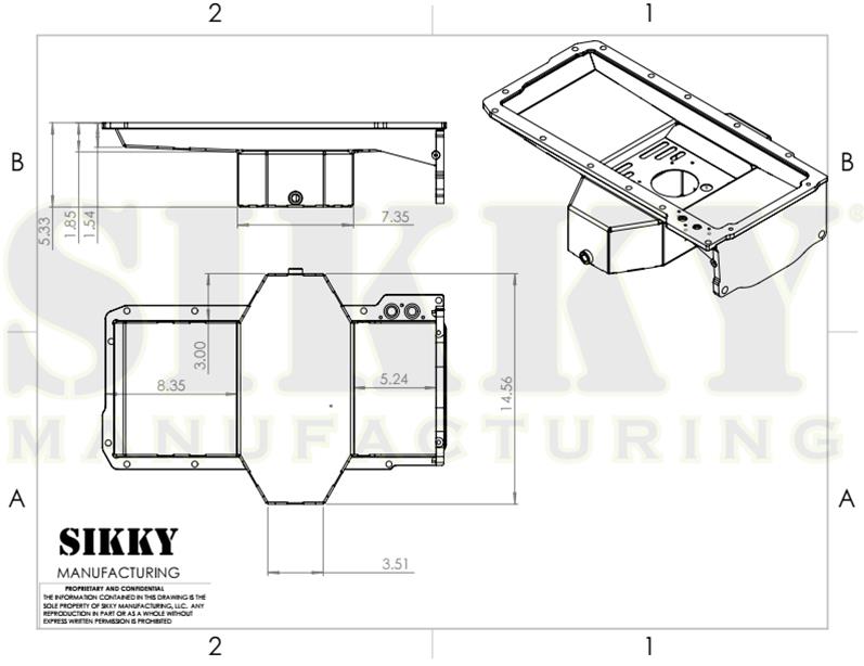 Sikky Manufacturing Oil Pans OP005