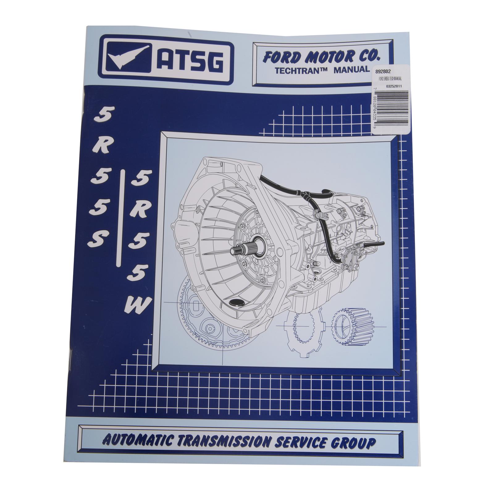 TCI Transmission Technical Overhaul Manuals 892802