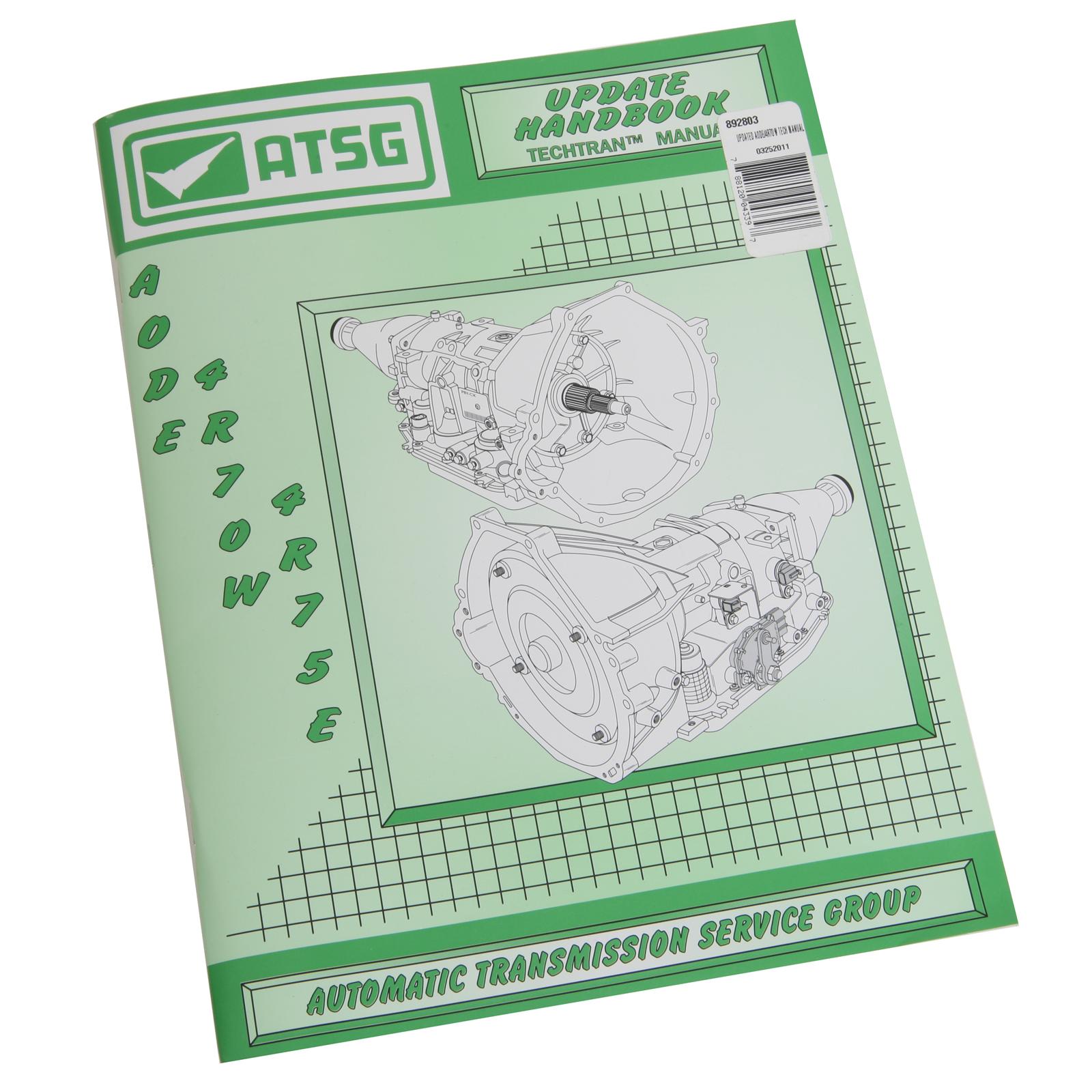 TCI AODE/4R70W/4R75E Transmission Technical CDs 892803
