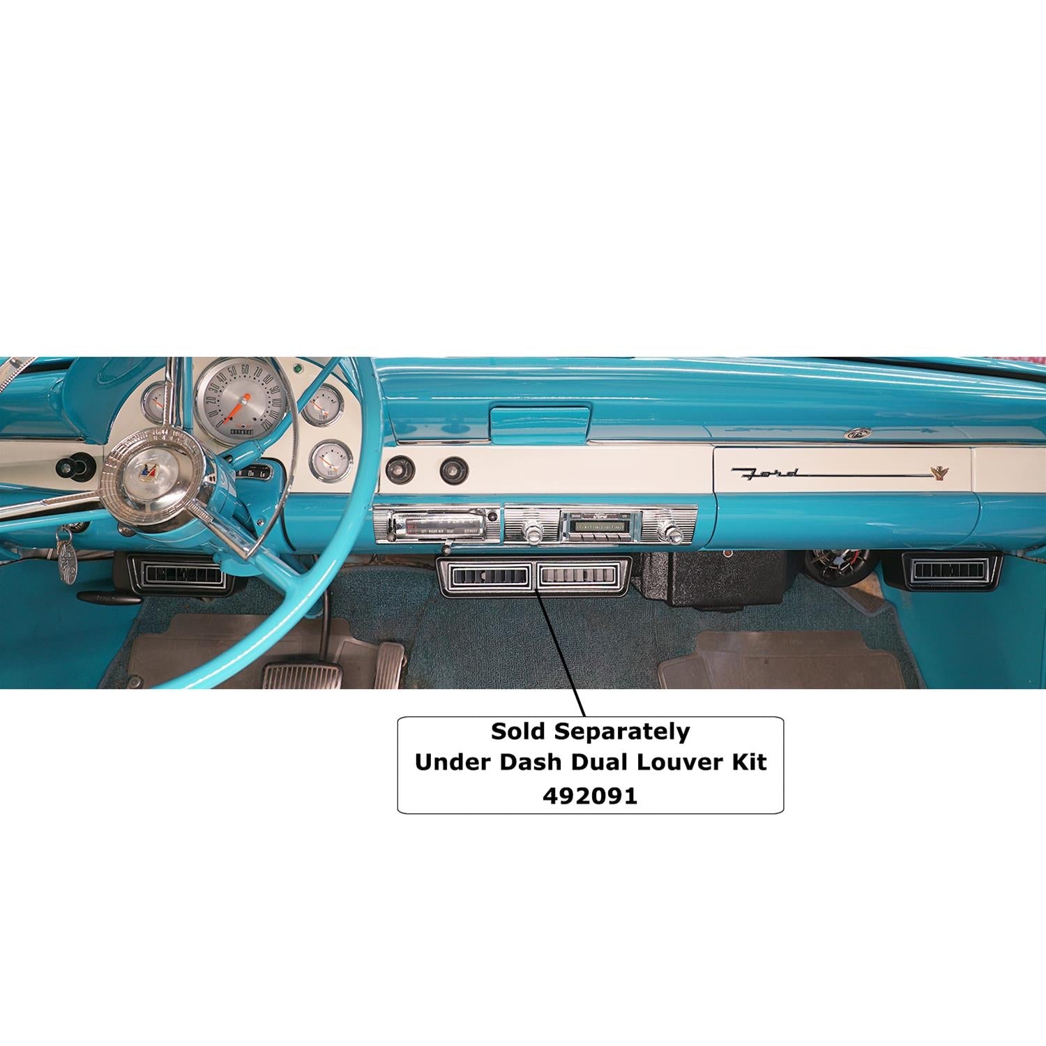 Vintage Air Louver Bezels 492092