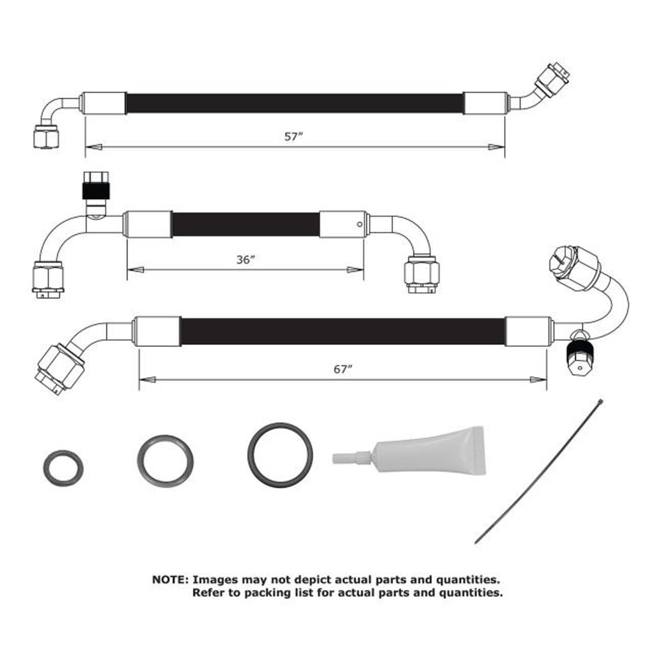 Vintage Air SureFit Reduced Barrier Standard Hose Kits 524476