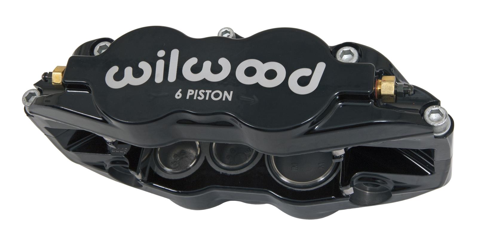 Wilwood Forged Narrow Superlite 6 Dust Seal Radial Mount Calipers 120-14436-BK