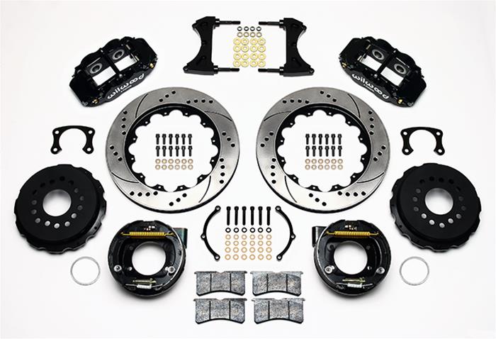Wilwood Forged Narrow Superlite 4R Big Brake Rear Parking Brake Kits 140-10012-D