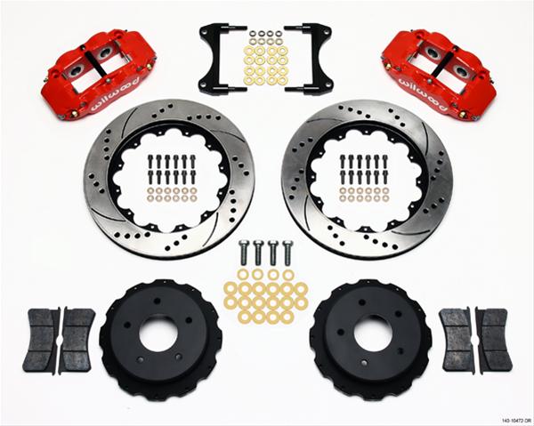 Wilwood Forged Narrow Superlite 4R Big Brake Rear Parking Brake Kits 140-10472-DR
