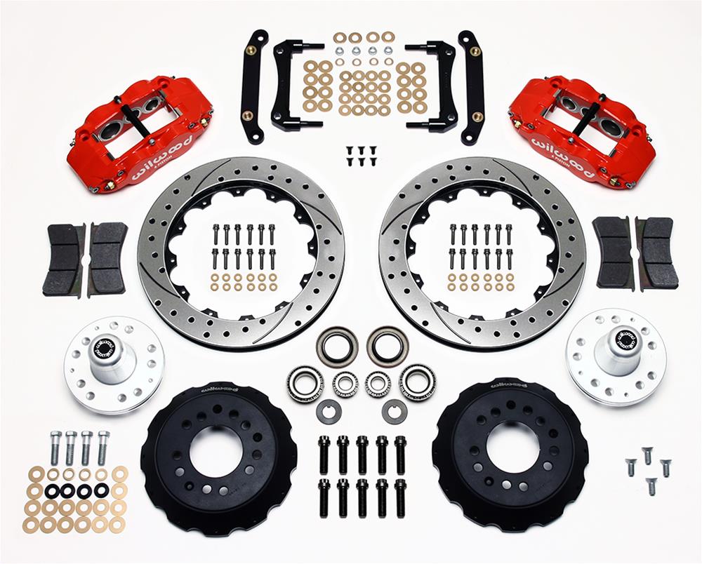 Wilwood Forged Narrow Superlite 6R Big Brake Front Brake Kits 140-10492-DR