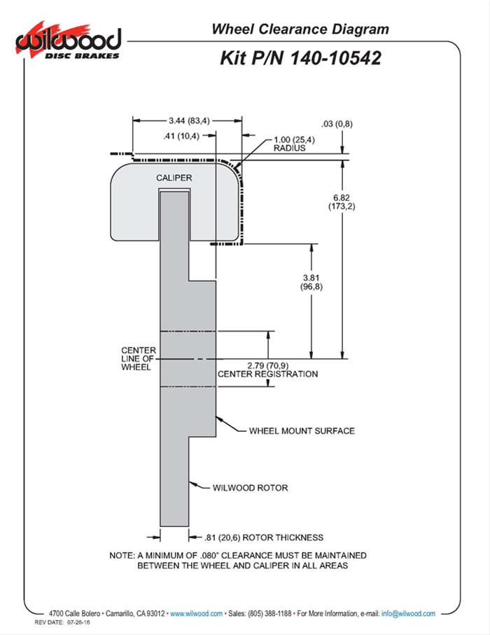 Wilwood DynaPro Radial Front Drag Brake Kits 140-10542