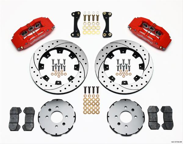 Wilwood Forged DynaPro 6 Big Brake Front Brake Kits 140-10736-DR