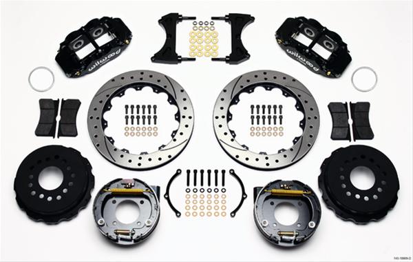 Wilwood Forged Narrow Superlite 4R Big Brake Rear Parking Brake Kits 140-10908-D