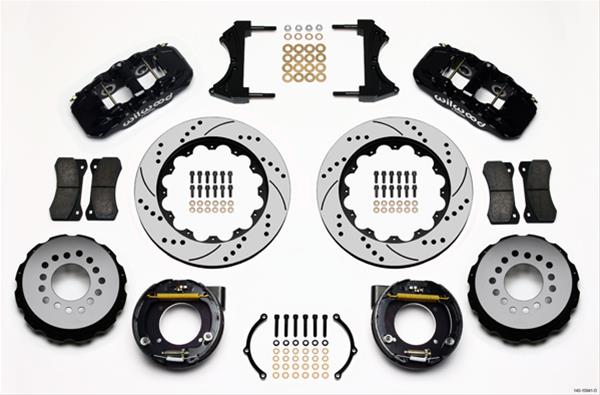 Wilwood AERO4 Big Brake Rear Parking Brake Kits 140-10941-D