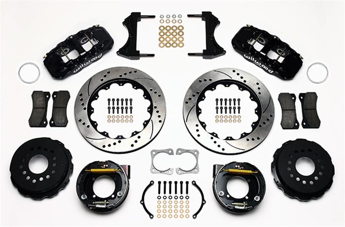 Wilwood AERO4 Big Brake Rear Parking Brake Kits 140-10945-D